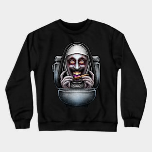 Horror toilet Monster #16 Crewneck Sweatshirt